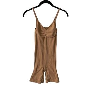 Comfort by Real Womens Large Shapewear Bodysuit Shaping Short One Piece